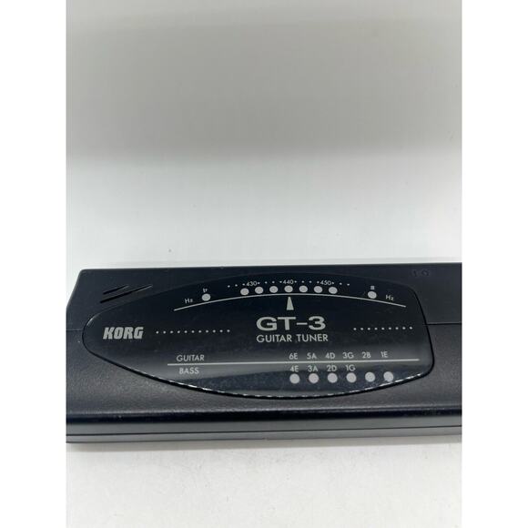 Korg GT-3 Portable Auto Guitar Tuner (Acoustic, Electric, Guitar, Bass, Banjo) - Picture 1 of 8